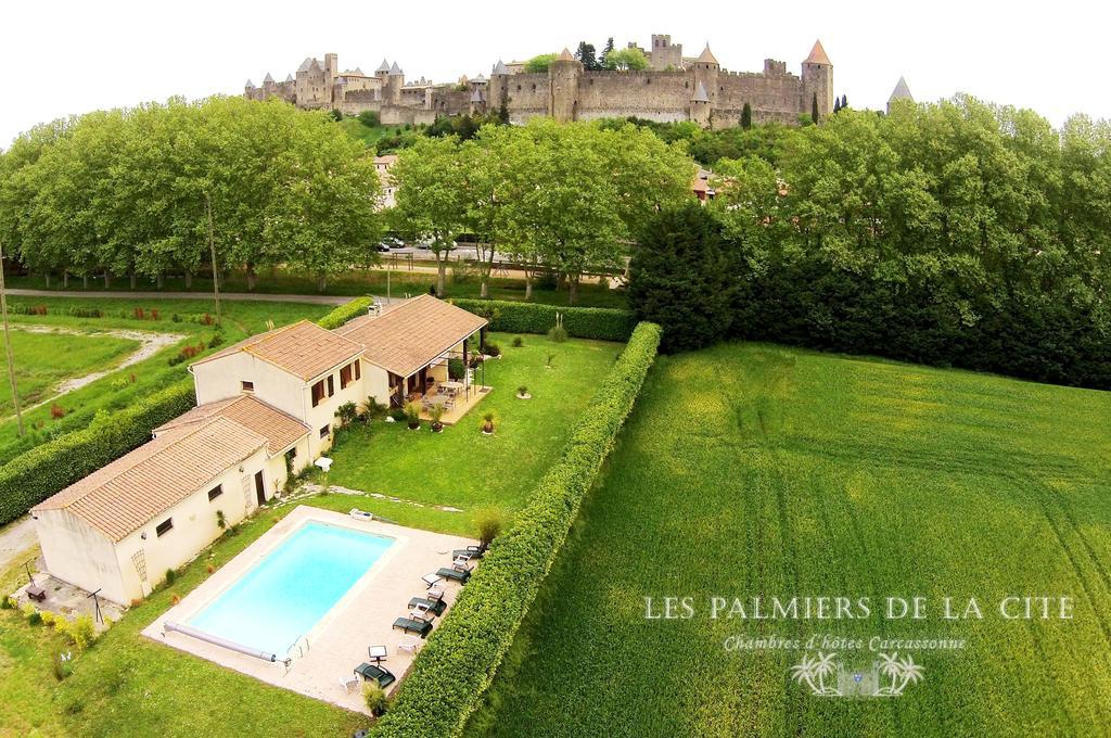 Chambres D'Hotes Les Palmiers De La Cite Carcassonne Zewnętrze zdjęcie
