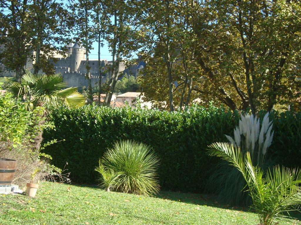 Chambres D'Hotes Les Palmiers De La Cite Carcassonne Zewnętrze zdjęcie