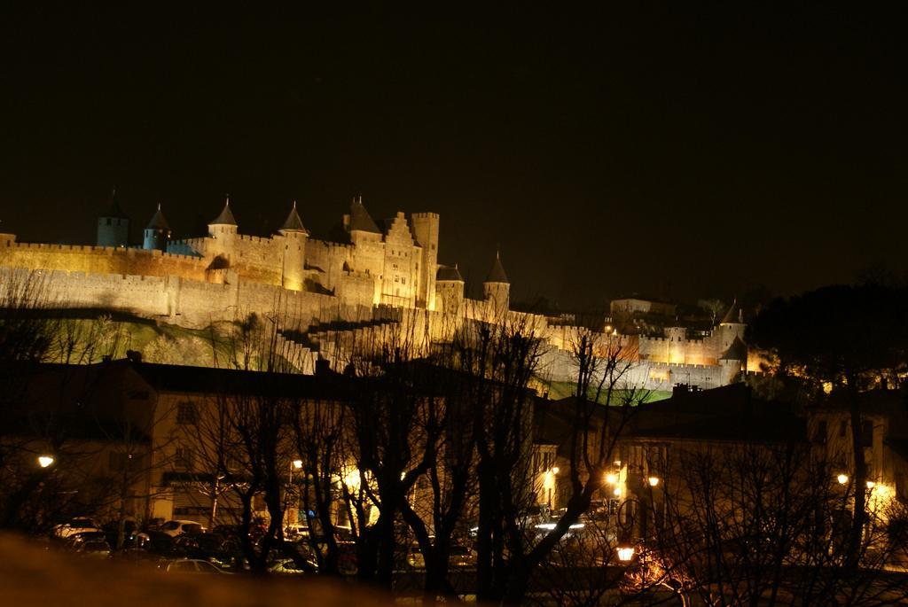 Chambres D'Hotes Les Palmiers De La Cite Carcassonne Zewnętrze zdjęcie